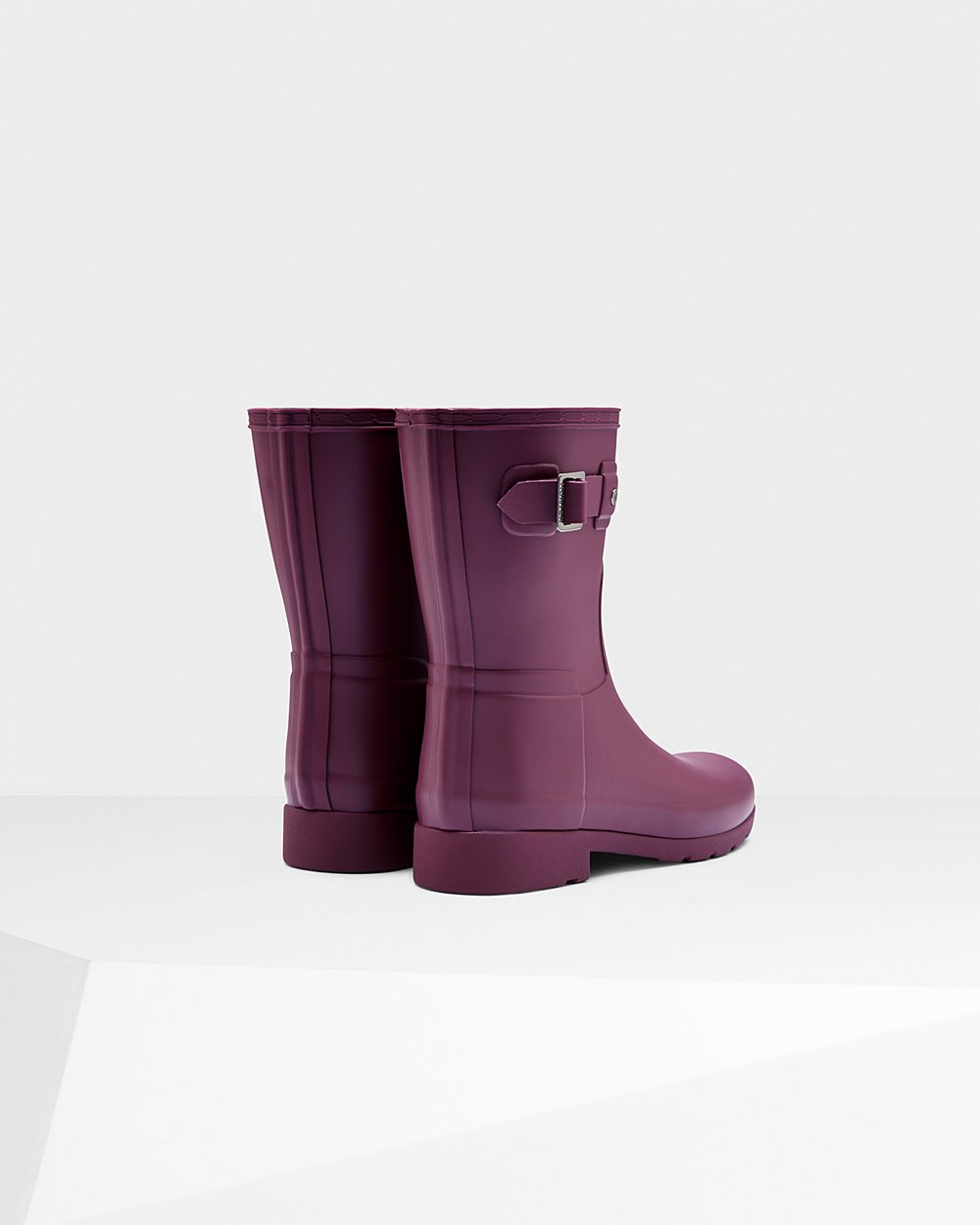 Hunter Mujer Refined Slim Fit - Botas de Lluvia Moradas - 652-OPDYIG